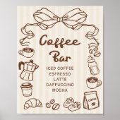 Bébé est en train de brasser Affiche de Bar à Café (Devant)
