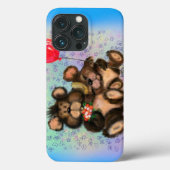 Bébé et maman ours coque iphone (Verso)