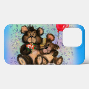Bébé et maman ours coque iphone