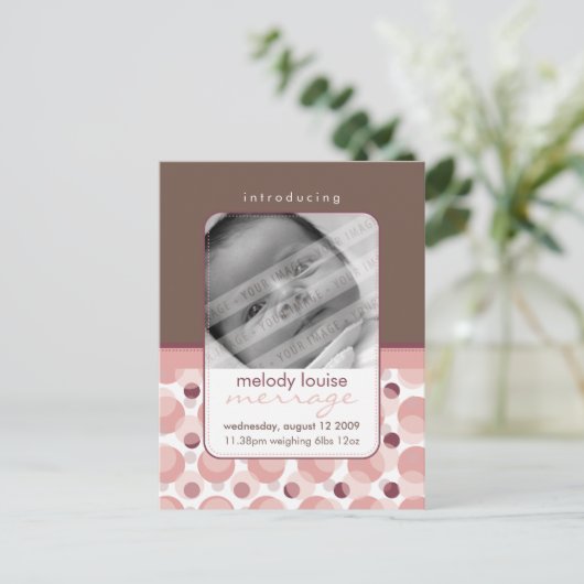 BÉBÉ FAIRE-PART :: Bonjour bébé 3 (Debout devant)