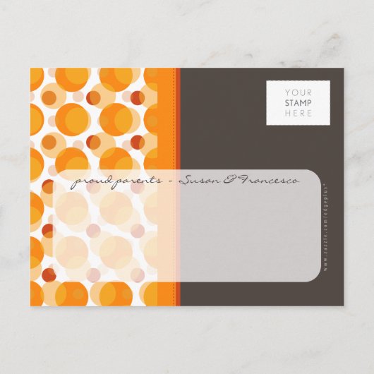 BÉBÉ FAIRE-PART :: Bonjour bébé 5 (Dos)