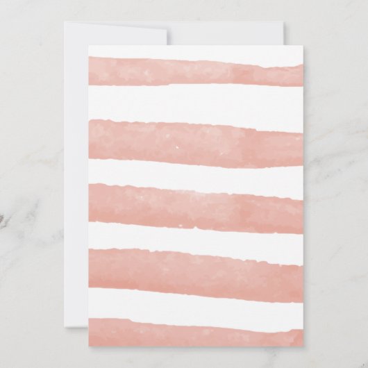 BÉBÉ FAIRE-PART DE NAISSANCE Hello Watercolor (Dos)