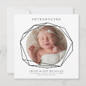 BÉBÉ FAIRE-PART DE NAISSANCE Introduire bébé (Devant)