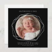 BÉBÉ FAIRE-PART DE NAISSANCE Introduire bébé (Devant / Derrière)