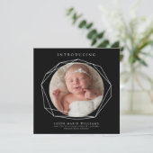 BÉBÉ FAIRE-PART DE NAISSANCE Introduire bébé (Debout devant)