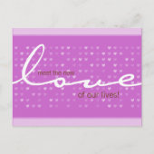 BÉBÉ FAIRE-PART - fille d'amour (Devant)