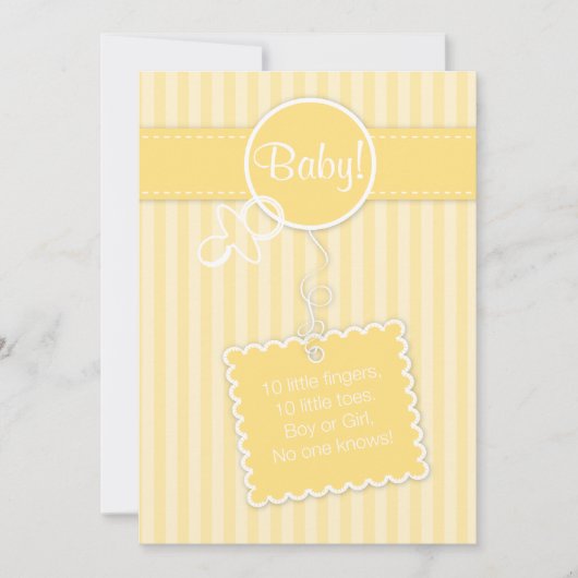 Bébé! Faire-part (invitation) (Devant)