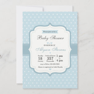 Bébé fantaisie Boy Shower Invitation