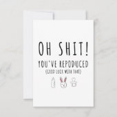 Bébé Félicitations Carte de naissance (Devant)