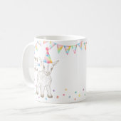Bébé fête de chèvre Animal Anniversaire Café Mug (Devant gauche)