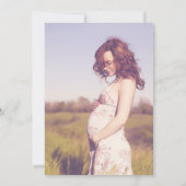 Bébé fille Carte de remerciements (Dos)