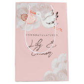 Bébé Fille Douche Sac cadeau (Devant)