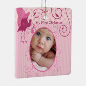 Bébé Fille minuscule Tee Ornement photo avec stati (Droite)