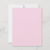 Bébé Fille Venant Bientôt Faire-part de grossesse (Dos)