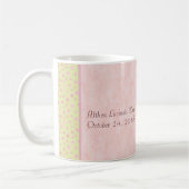 Bébé Fleurs roses Mug (Gauche)