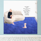 Bébé forcé toile étirée Imprimer (Insitu (Plancher de Bois))