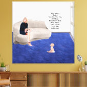 Bébé forcé toile étirée Imprimer (Insitu(Salon))