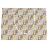Bébé Forêt d'ours neutre Grand sac cadeau (Dos)