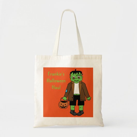 Bébé Frankenstein sac à bonbons (Devant)