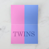 BÉBÉ FRATERNEL TWIN ET FAIRE-PART FILLE (Intérieur)