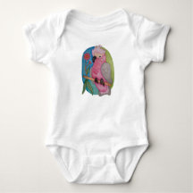 Bébé Galah animal australien mignon sur body bébé