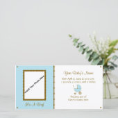 Bébé garçon Faire-part (Debout devant)