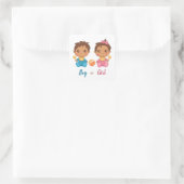 Bébé Garçon Fille Sexe Révéler Carré Sticker (Sac)