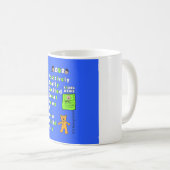 Bébé Garçon Grossesse Acronyme Mug (Devant droit)