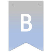 Bébé Garçon Nagpal Ombre Bleu et Bannière en argen (Troisième drapeau)