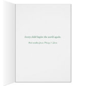 Bébé garçon naissance cigogne félicitations faire- (Intérieur (Droit))