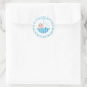 Bébé Garçon Oh Baby Douche umberella Sticker (Sac)