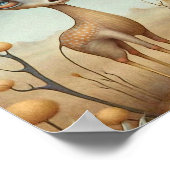 Bébé Gazelle Animal Africain | Impression Gazelle  (Coin)