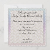 Bébé Genre Reveal Party Invitation (Dos)