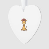 Bébé girafe mignon avec noeud papillon design vect (devant)