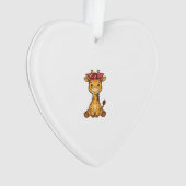 Bébé girafe mignon avec noeud papillon design vect (devant)