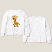 Bébé girafe mignon souriant dessin animé-35280 (Motif Recto et Verso)