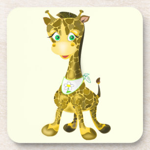 Bébé Giraffe Dessous de verre Vos couleurs