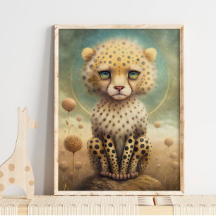 Bébé Guépard Genre Neutre Impression murale Guép