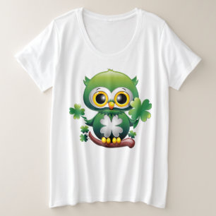Bébé Hibou Mignon St Patrick Dessin Animé