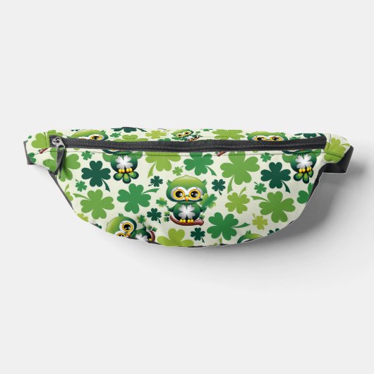 Bébé Hibou Mignon St Patrick Dessin Animé (Poser)