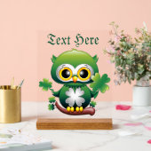 Bébé Hibou Mignon St Patrick Dessin Animé (Mariage)