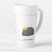 Bébé Hippopotame Pygmée - Mug Latte (Angle droit)