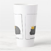 Bébé Hippopotame Pygmée - Mug Latte (Devant)