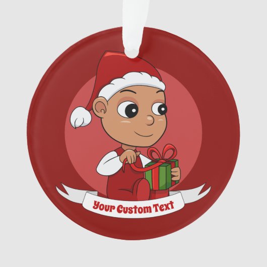 Bébé hispanique mignon avec dessin animé casquette (devant)