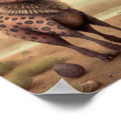 Bébé Hyène Animal Africain | Impression Murale Hyè (Coin)