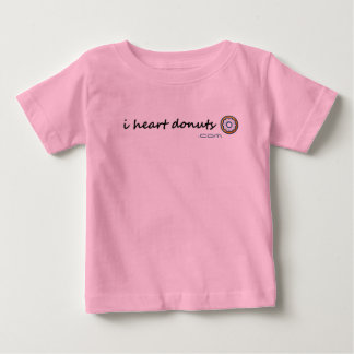 Bébé iheartdonuts.com T-shirt pour filles pour bébés