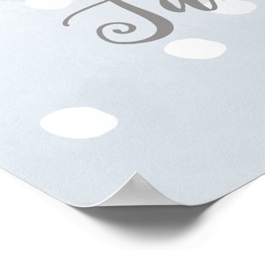 Bébé Il fait froid dehors Affiche de bienvenue Bab (Coin)