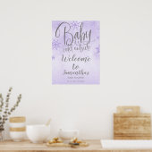 Bébé Il fait froid dehors Affiche de bienvenue Bab (Cuisine)