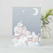 Bébé il fait froid dehors baby shower carte blanch (Debout devant)