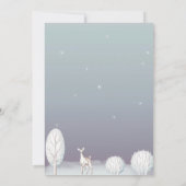 Bébé il fait froid dehors baby shower carte blanch (Dos)